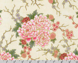Imperial Collection 17 - Floral Branch Blooms Ivory from Robert Kaufman Fabric