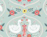 Bella Ballerina - Large Swans by Lucie Crovatto from Studio E Fabrics