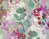 Garden of Dreams - Meadow Teal Pink from In The Beginning Fabric