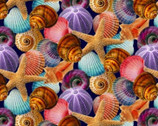 Reel Life - Colorful Seashells from Studio E Fabrics