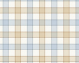 Cotton Joy - Plaid Natural from Timeless Treasures Fabric