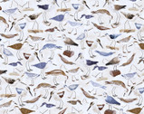 Welcome To The Beach - Sandpiper Natural Tan from Timeless Treasures Fabric