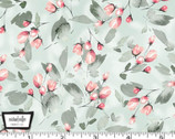 Rosy - Buddy Roses Mist from Michael Miller Fabric