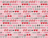 Be My Player - I’d Pause My Game For You Pink from Camelot Fabrics