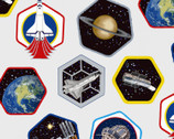 Planetary Missions - Patches Multi from Studio E Fabrics
