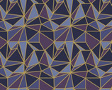 Written in the Stars - Geometric Mosaic Metallic from Camelot Fabrics