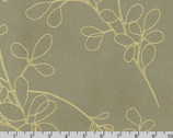 Spring Shimmer - Floral Sprigs Linen by Jennifer Sampou from Robert Kaufman Fabric