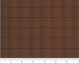 Yesterday - Checkered Stripes Brown 38104 16 by Jo Morton from Moda Fabrics