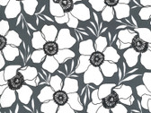 Illustrations - Florals Graphite Grey 11502 14 by Alli K Design from Moda Fabrics