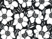 Illustrations - Florals Black 11502 15 by Alli K Design from Moda Fabrics
