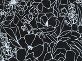 Illustrations CANVAS - Florals Black Ink 11507 25CV by Alli K Design from Moda Fabrics