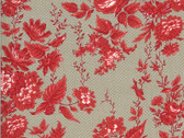 Roselyn - Floral Taupe Tan 14910 17 by Mince and Simpson from Moda Fabrics
