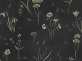 Botanicals - Flowers Charcoal 16911 14 by Janet Clare from Moda Fabrics