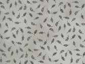 Botanicals - Leaves Vintage Grey 16912 12 by Janet Clare from Moda Fabrics
