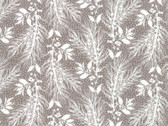 Naughty or Nice - Leaves Stone Snow Grey 30631 14 by BasicGrey from Moda Fabrics