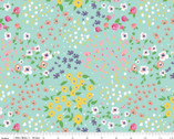 Poppy and Posey - Garden Florals Mint by Dodo Lee Poulsen from Riley Blake Fabric