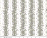 Hungry Animal - Alphabet Wavy Stripe Charcoal by J. Wicker Frisch from Riley Blake Fabric