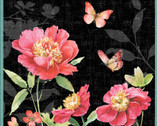 Pink Garden - Panel 24 Inches by Lisa Audit from Wilmington Prints Fabric