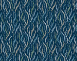 Sapphire Blossoms - Scattered Vines Navy Blue by Kaye England from Wilmington Prints Fabric