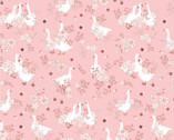 Goode Creak Garden - Goose Pond Floral Pink from Poppie Cotton Fabric