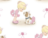 Precious Moments - Girl Puppy from Springs Creative Fabric
