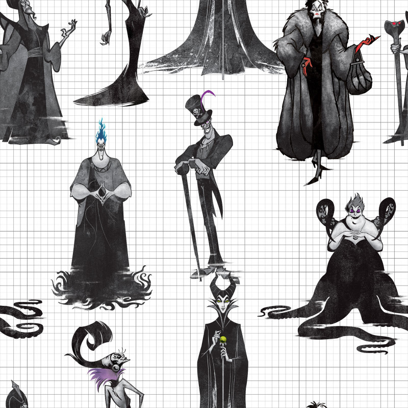 Disney Villains - Villains Grid from Springs Creative Fabric