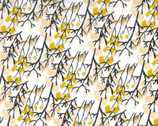 Egg Press LAWN - Layered Floral White from Kokka Fabric