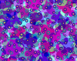 Tropical Punch Abstract Floral Purples Pinks from Print Concepts Fabric
