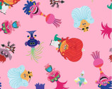 Trolls Pink from Springs Creative Fabric