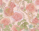 Disney Princess - Sleeping Beauty Peach Pink from Springs Creative Fabric