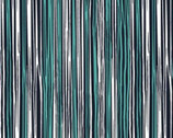 Embrace DOUBLE GAUZE - Doodle Stripes Breeze Teal from Shannon Fabrics