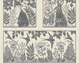 Hedgerow - PANEL 24 Inches from Makower UK  Fabric