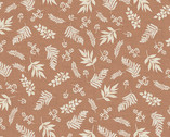 Hedgerow - Foliage Bunt Orange from Makower UK  Fabric