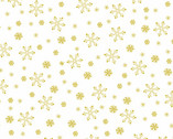 Century Holiday Shimmer - Snow Flurry Cottonball White from Andover Fabrics