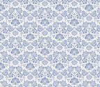 La Fleur Floral Blue from Michael Miller Fabric