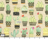 Cactus Hoedown Tan from Michael Miller Fabric