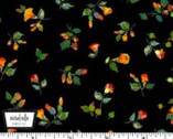 Harvest Tribute - Potpourri Floral Black from Michael Miller Fabric
