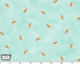 Honey Bunny - Bee My Baby Aqua from Michael Miller Fabric