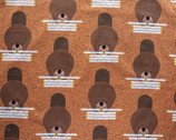 Dam Diligent Beaver POPLIN by Charley Harper from Birch Fabrics
