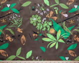 Spring Wildflowers POPLIN by Charley Harper from Birch Fabrics