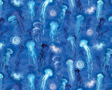 Oceana - Jellyfish Jubilee Blue from Kanvas Studio Fabric