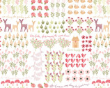 Kaisley Rose - Sophia Garden Patch Animals White from Poppie Cotton Fabric