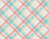 Kaisley Rose - Isabella Plaid White Multi from Poppie Cotton Fabric