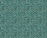 On the Farm - On The Dot Teal by Terry Runyan from Contempo Fabric