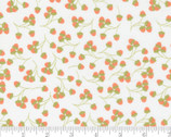 Cozy Up - Strawberries White 29123 11 by Corey Yoder from Moda Fabrics