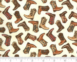 Home On The Range - Boots Natural 19993 11 by Deb Strain from Moda Fabrics