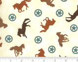 Home On The Range - Horse Star Natural 19994 11 by Deb Strain from Moda Fabrics
