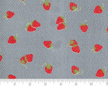 Sunday Stroll - Strawberries Navy Dk Blue 55223 15 by Bonnie and Camiile from Moda Fabrics