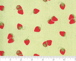 Sunday Stroll - Strawberries Green 55223 19 by Bonnie and Camiile from Moda Fabrics