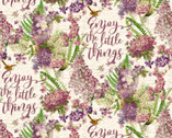 Uplifting - Enjoy the Little Things from David Textiles Fabrics